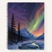 Aurora Invernal Notizblock (Vorderseite)
