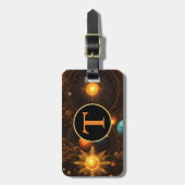 Aurora-Klage Gepäckanhänger (Vorderseite vertikal)