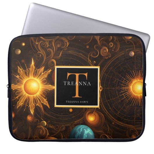 Aurora-Klage Laptopschutzhülle (Vorderseite)