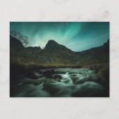 Aurora Landscape Feiertagspostkarte (Vorderseite)
