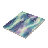 Aurora-Landschaft-Waldmuster Fliese (Seite)