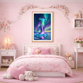 Aurora Letter I Poster | Nordlichter Kunstprint