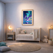 Aurora Letter I Poster | Nordlichter Kunstprint