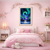 Aurora Letter S Poster | Kunst der Nordlichter