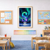 Aurora Letter S Poster | Kunst der Nordlichter