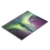 Aurora Lights in Lagoon | Jokulsarlon, Island Notizblock (Linke Seite)