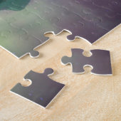 Aurora Lights in Lagoon | Jokulsarlon, Island Puzzle (Seite)