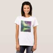 Aurora Lights in Lagoon | Jokulsarlon, Island T-Shirt (Vorne ganz)
