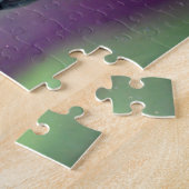 Aurora Lights Reflect Lagoon | Island Puzzle (Seite)