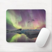 Aurora Lights Reflektion in Lagoon Mousepad (Mit Mouse)