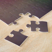 Aurora Lights Reflektion in Lagoon Puzzle (Seite)