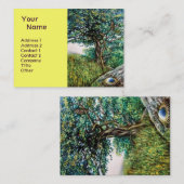 AURORA/MAGIC TREM, grün, blau, gelb Visitenkarte (Vorne/Hinten)