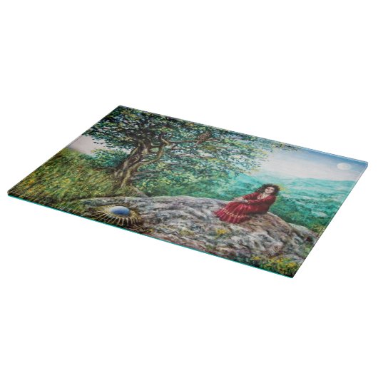 AURORA/MAGIC TREM, grün, blau, Schneidebrett (Ecke)