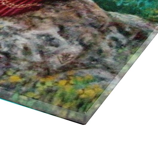 AURORA/MAGIC TREM, grün, blau, Schneidebrett (Ecke)