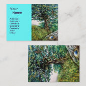 AURORA/MAGIC TREM, grün, blau Visitenkarte (Vorne/Hinten)