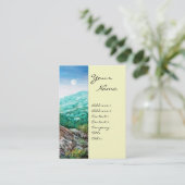 AURORA/MAGIC TREM, grün, blau, weiß Visitenkarte (Stehend Vorderseite)