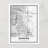Aurora Map Postkarte (Vorderseite)