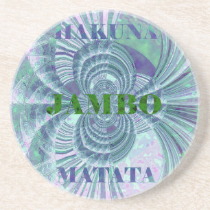 Aurora Matata Kunstdruck Sandstein Untersetzer