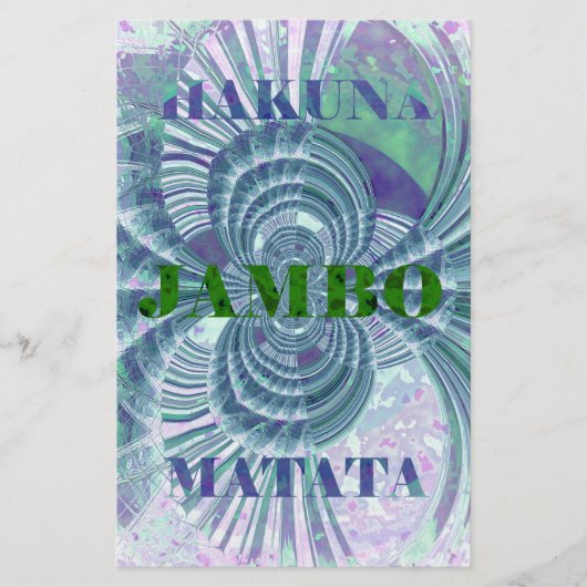 Aurora Matata Kunstdruckerei Briefpapier (Vorderseite)