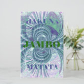 Aurora Matata Kunstdruckerei Briefpapier (Stehend Vorderseite)