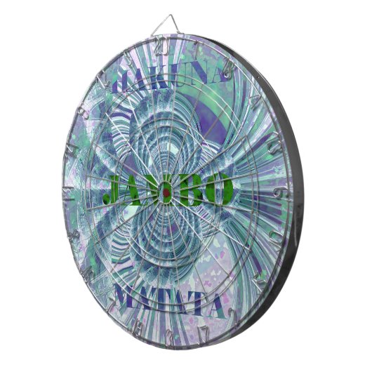 Aurora Matata Kunstdruckerei Dartscheibe (Vorderseite rechts)