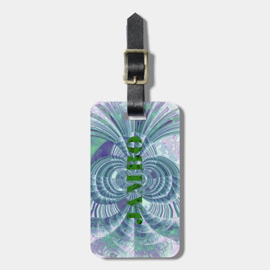 Aurora Matata Kunstdruckerei Gepäckanhänger (Vorderseite vertikal)