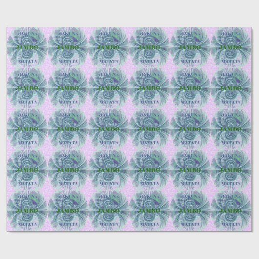 Aurora Matata Kunstdruckerei Geschenkpapier (Flach)