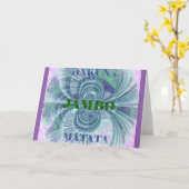 Aurora Matata Kunstdruckerei Karte (Gelbe Blume)