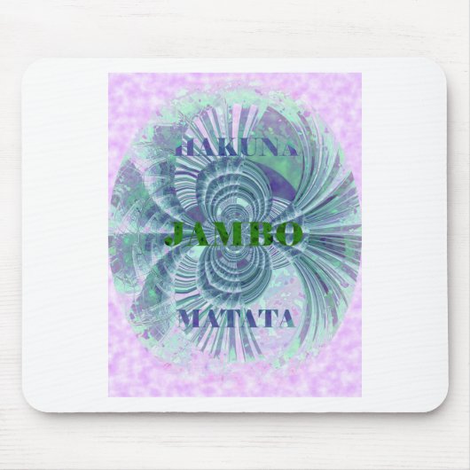 Aurora Matata Kunstdruckerei Mousepad (Vorne)