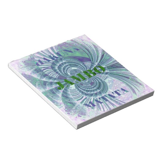 Aurora Matata Kunstdruckerei Notizblock (angewinkelt)