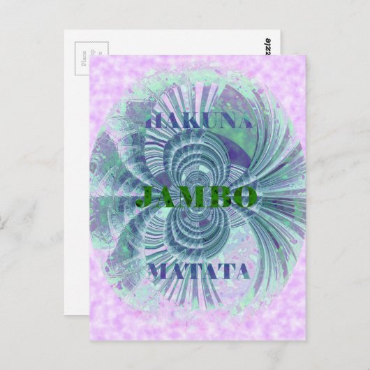 Aurora Matata Kunstdruckerei Postkarte (Vorne/Hinten)