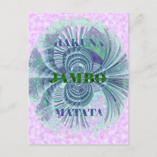 Aurora Matata Kunstdruckerei Postkarte (Vorderseite)