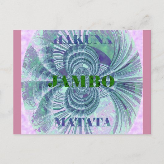 Aurora Matata Kunstdruckerei Postkarte (Vorderseite)