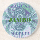 Aurora Matata Kunstdruckerei Sandstein Untersetzer (Vorne)