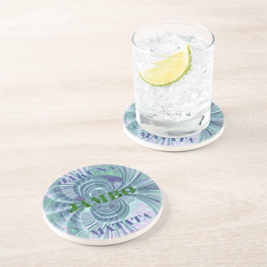 Aurora Matata Kunstdruckerei Sandstein Untersetzer (Seite)