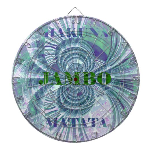 Aurora Matata Kunstprint Dartscheibe (vorne)