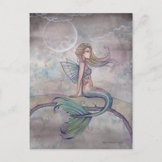 Aurora Mermaid Postkarte (Vorderseite)