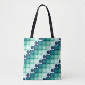 Aurora Mist Polka Grid Tasche (Vorderseite)