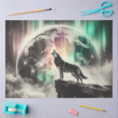 Aurora Moon Wolf Seidenpapier (Basteln)