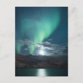 Aurora Moonlight Northern Lights Postkarte (Vorderseite)