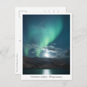 Aurora Moonlight Postkarte (Vorne/Hinten)