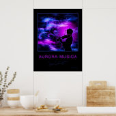 Aurora Musica Violinist Poster (Küche)