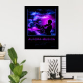 Aurora Musica Violinist Poster (Heimbüro)