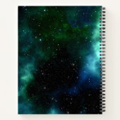 Aurora-Nachthimmelnotizen Notizblock (Rückseite)