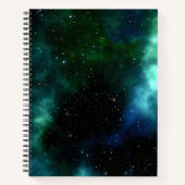 Aurora-Nachthimmelnotizen Notizblock (Vorderseite)