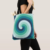 Aurora-Nebel-Spirale Tasche (Von Nahem)