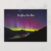 Aurora Neuseeland | Queenstown NZ | Milchstraße Postkarte (Vorderseite)