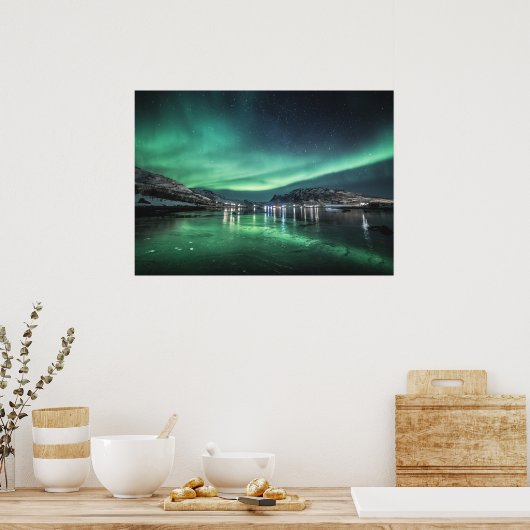 Aurora Night Poster (Küche)