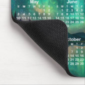 Aurora Night Sky Landscape 2026 Calendar Mousepad (Ecke)