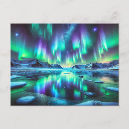 Aurora Nightscape - Postkarte